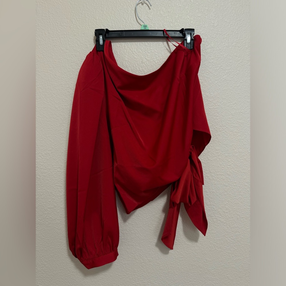 Anthropologie one sleeve top
